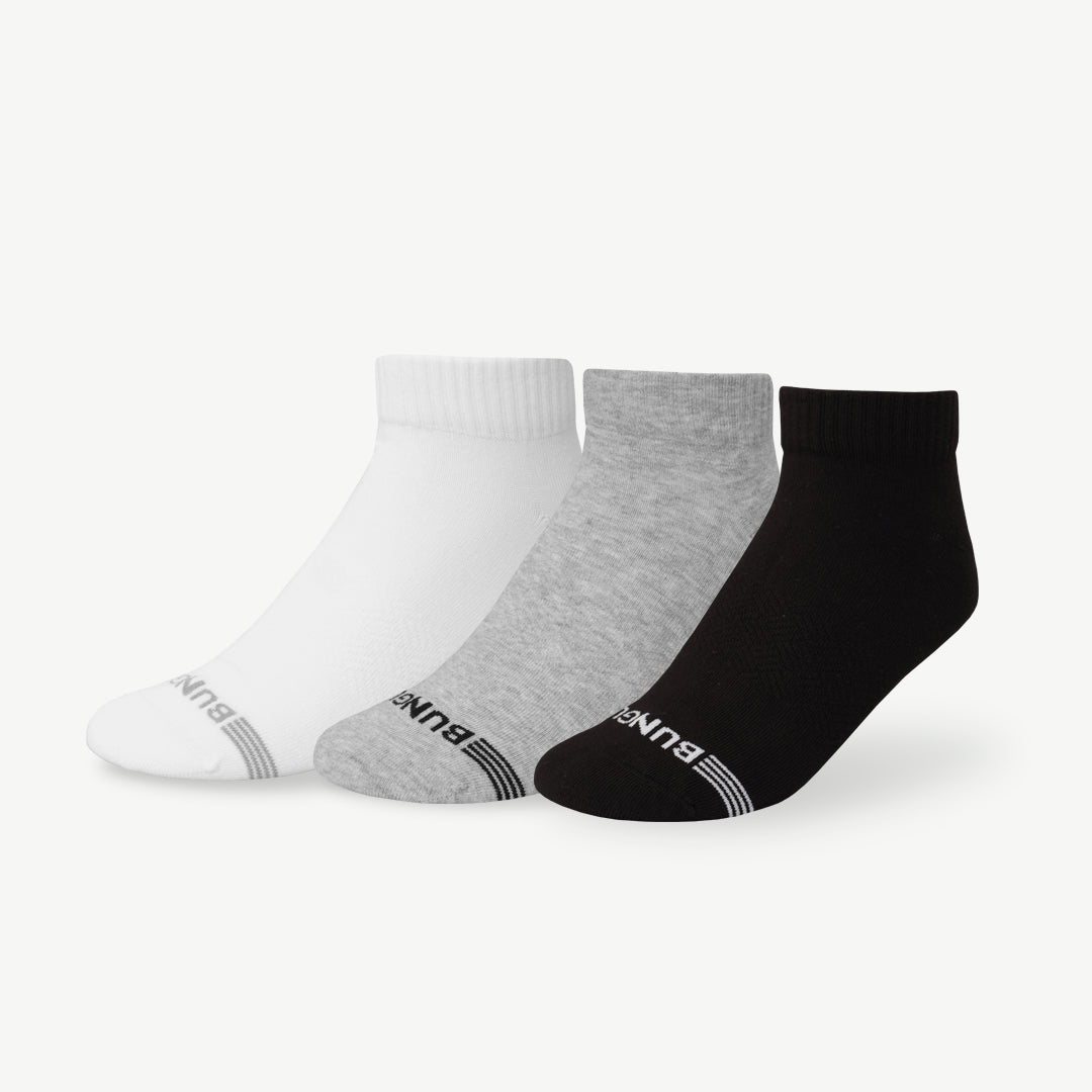 TRIPACK TALONERAS LIGERAS RIP BLANCO ÓPTICO, NEGRO, GRIS