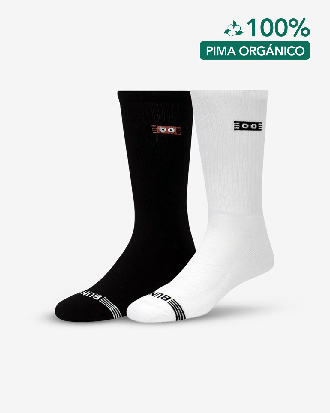2PACK ALTA AFELPADA BLANCO NEGRO
