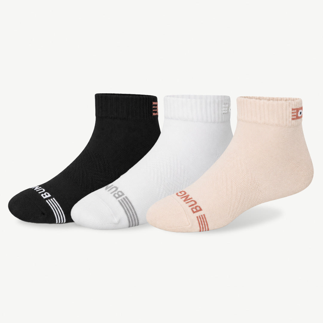 TRIPACK KIDS TALONERA LIGERA BÁSICO BLANCO NEGRO NUDE