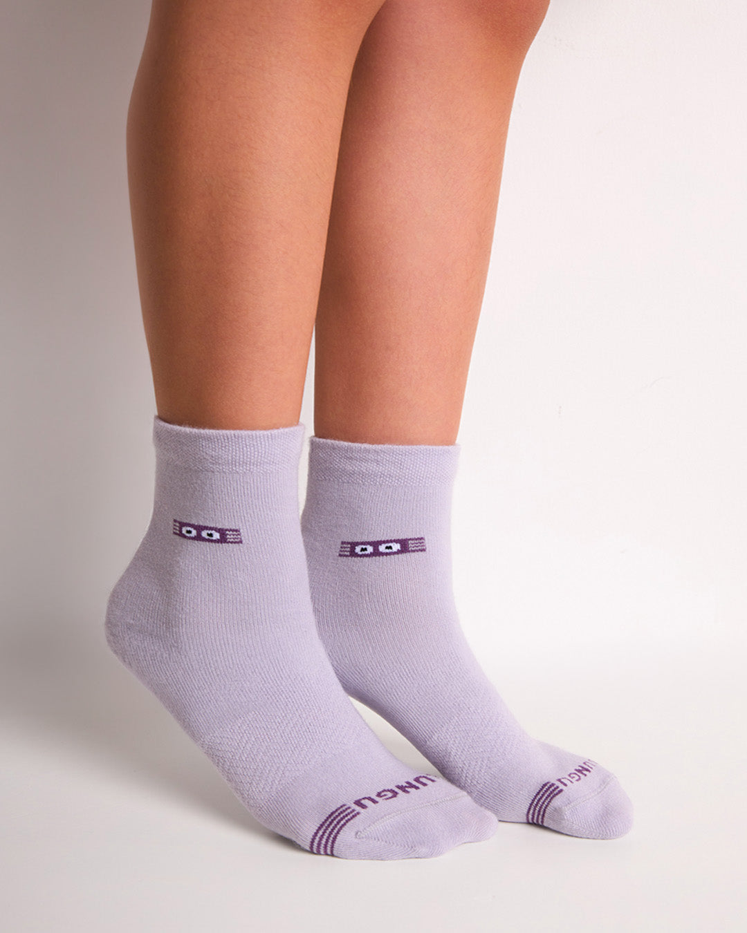 TRIPACK KIDS MEDIA ALTURA LIGERA BÁSICO BLANCO GRIS LILA