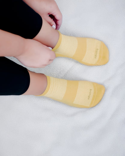 TALONERA AFELPADA AMARILLO PASTEL