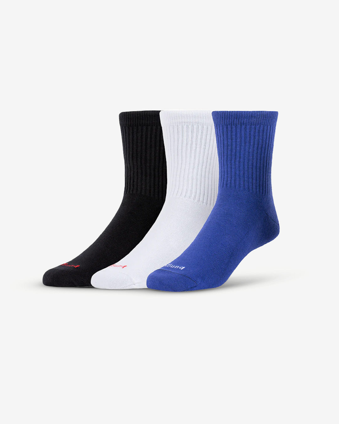 TRIPACK MEDIA ALTURA LIGERA BLANCO NEGRO AZUL